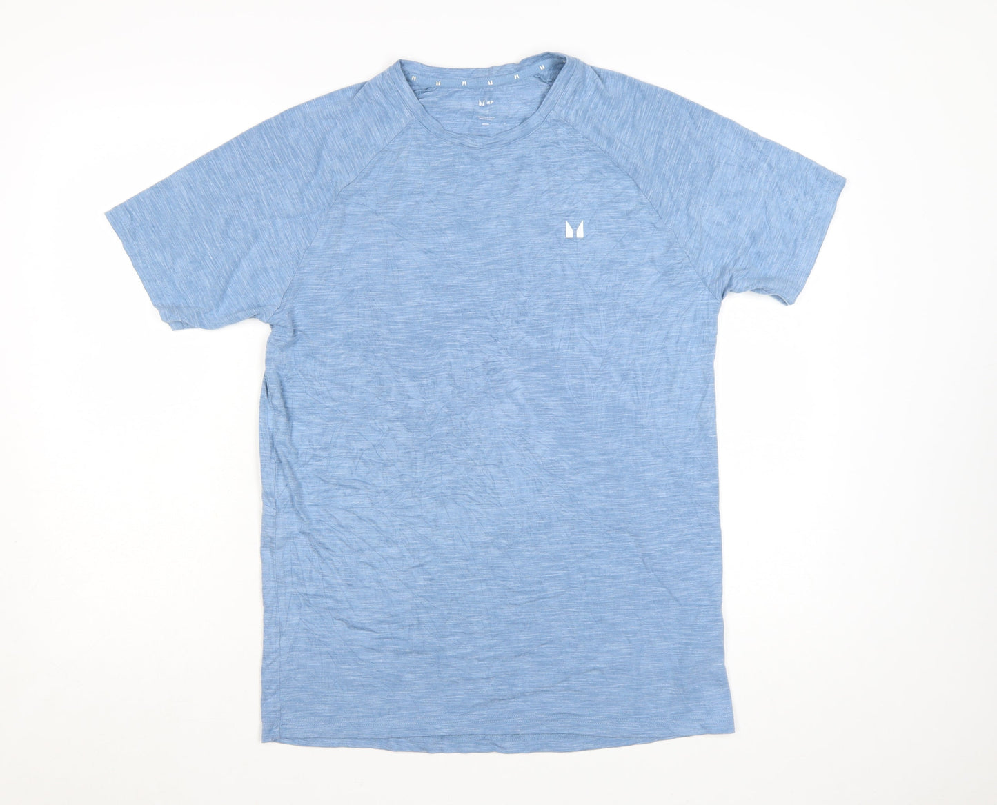 MP Men's Blue Athletic Fit Short Sleeve Gym T-Shirt Size M