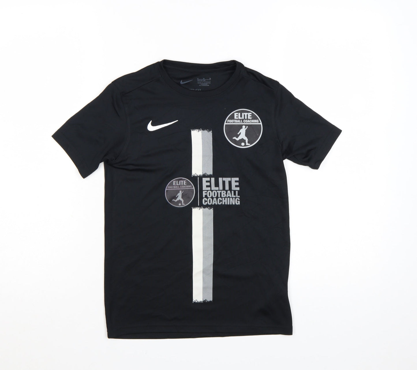 Nike Boys Black Dri-Fit Elite Football Coaching T-Shirt 13-14 Years