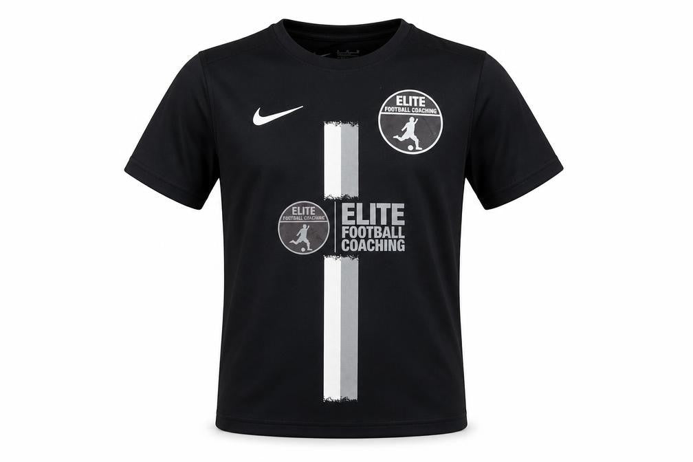 Nike Boys Black Dri-Fit Elite Football Coaching T-Shirt 13-14 Years