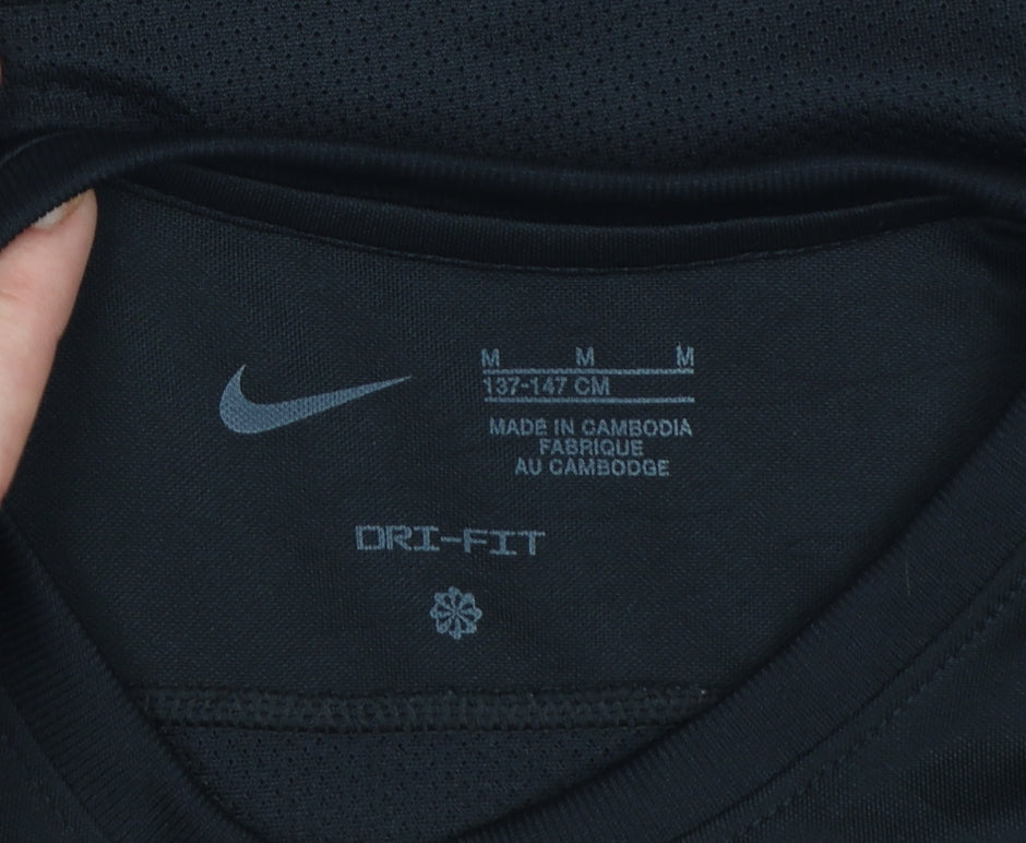 Nike Boys Black Dri-Fit Elite Football Coaching T-Shirt 13-14 Years