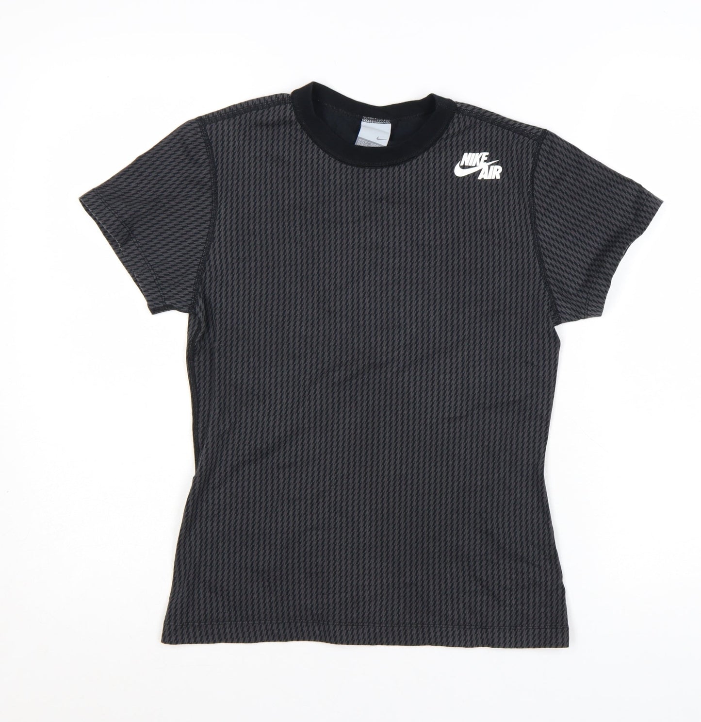 Nike Women's Black Slim Fit Short Sleeve Sports T-Shirt M