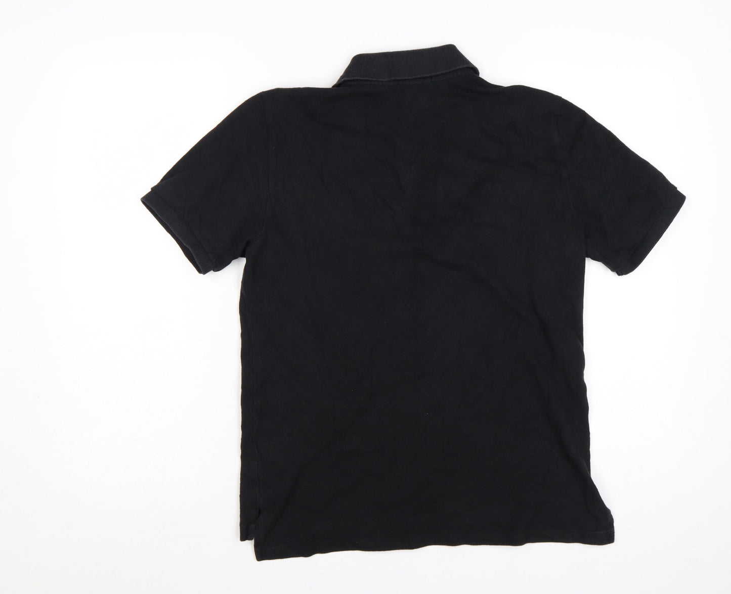 Ralph Lauren Teens Black Cotton Short Sleeve Polo Shirt L