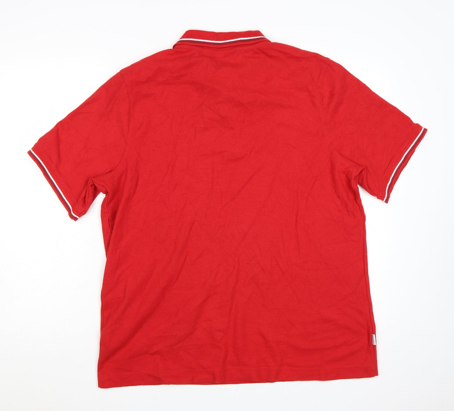 Slazenger Men's Red XL Polo Shirt Classic Sports Fit