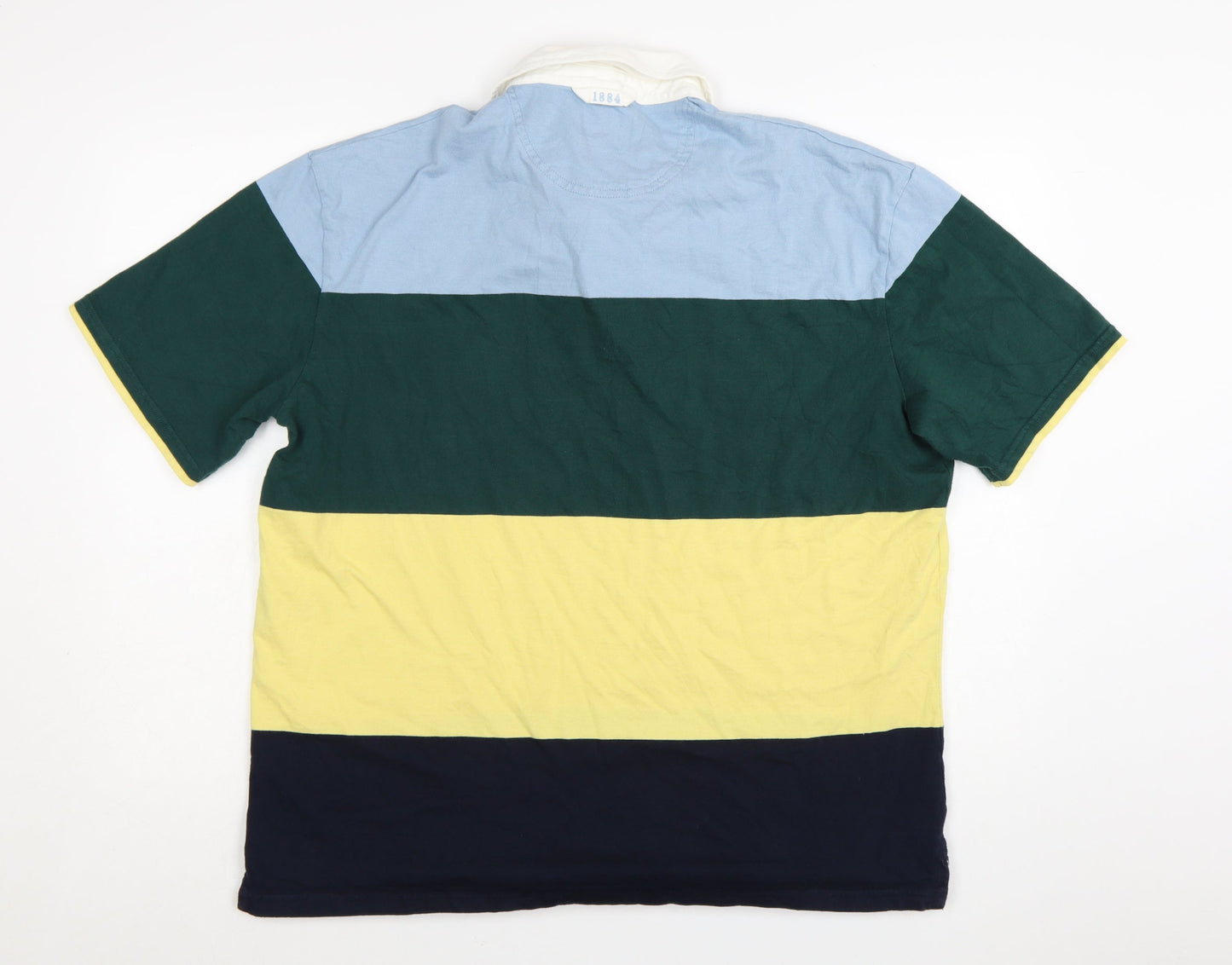 Marks and Spencer Men's Multicoloured XL Cotton Polo Shirt