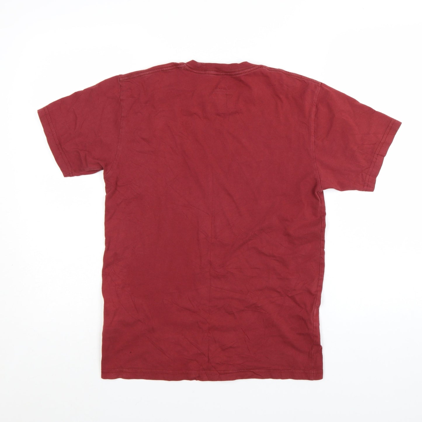 Vans Men's Red Classic Fit Cotton Crew Neck T-Shirt Size S