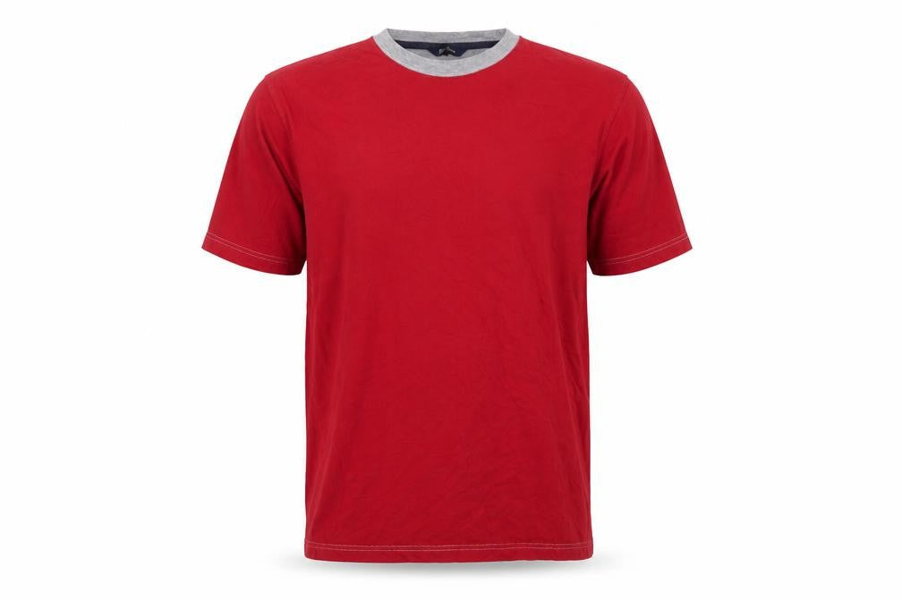 Peter Storm Men's Red Cotton Crew Neck Short Sleeve T-Shirt Size L