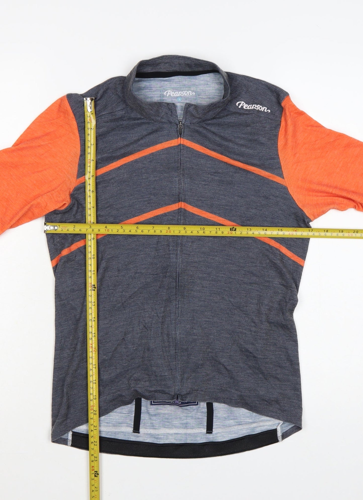 Pearson Men's Multicoloured L Cycling Jersey T-Shirt Merino Wool Blend