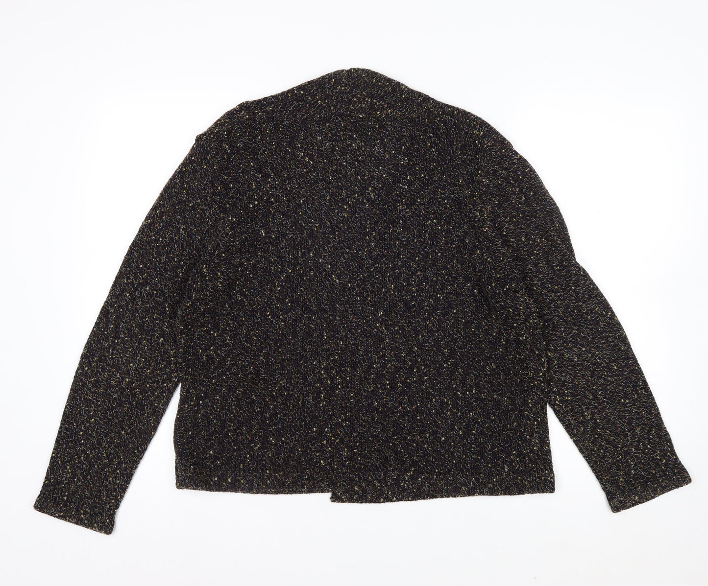 Minuet Women’s Black Chunky-Knit Cardigan Size 16