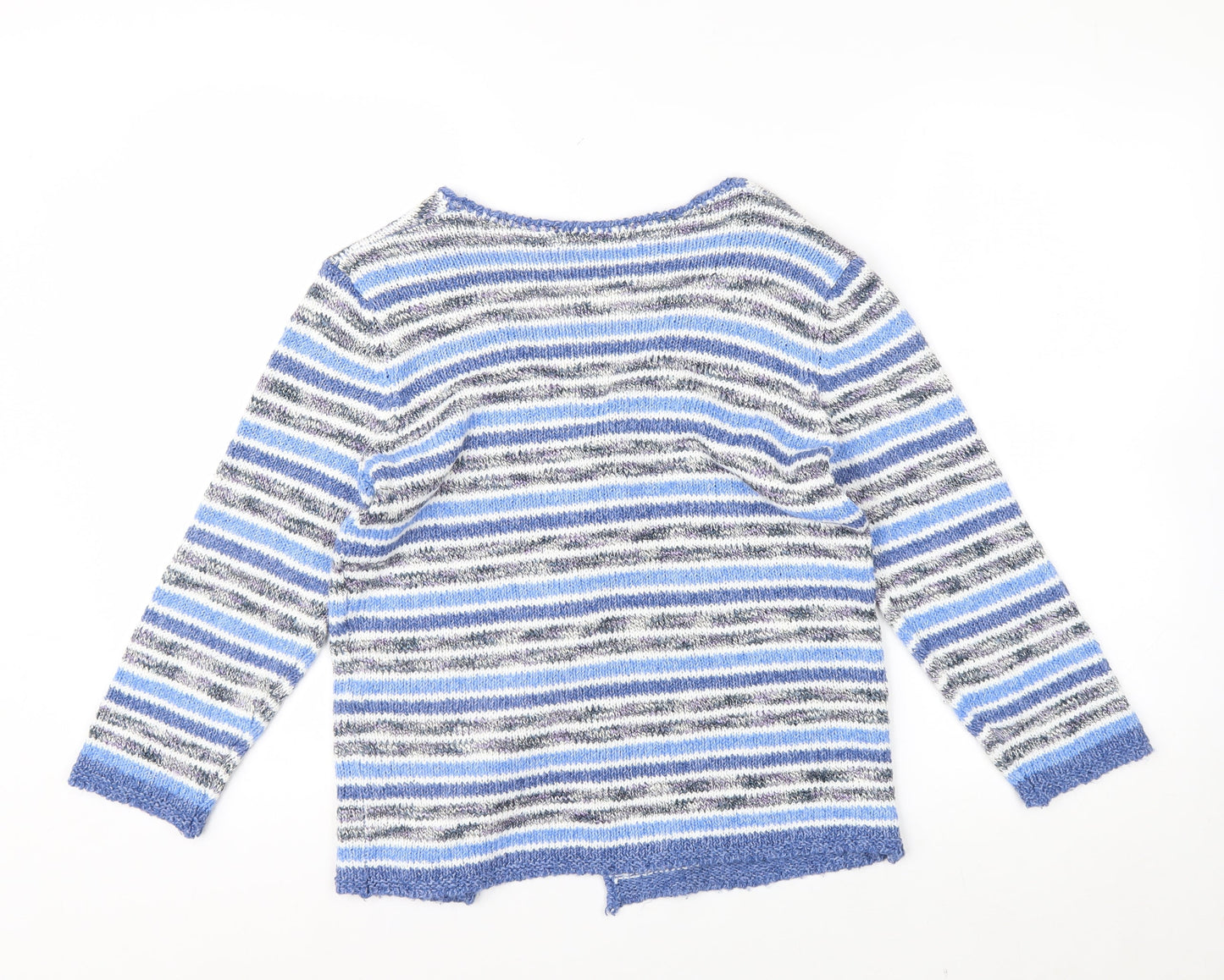 George Women’s Multicoloured Striped Knit Cardigan Size 10
