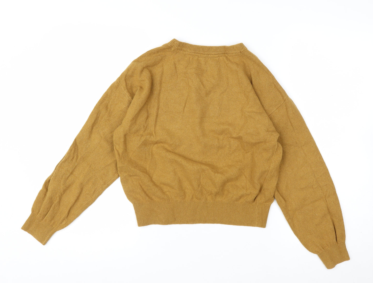 GAP Kids Brown Heart Knit Crew Neck Jumper Teen Size 10