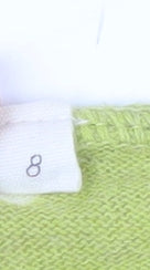 White Stuff Women’s Green Polka Dot Cotton Cardigan Size 8