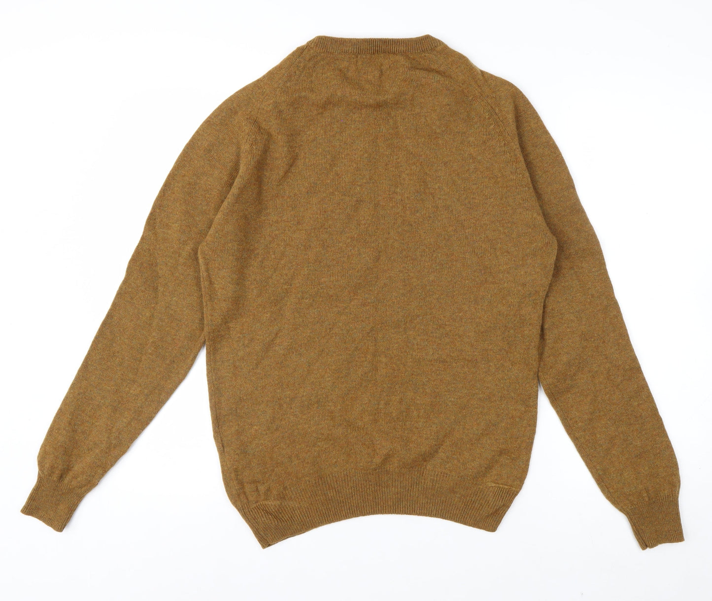 Marks and Spencer Men’s Brown Wool Pullover Jumper M Crew Neck