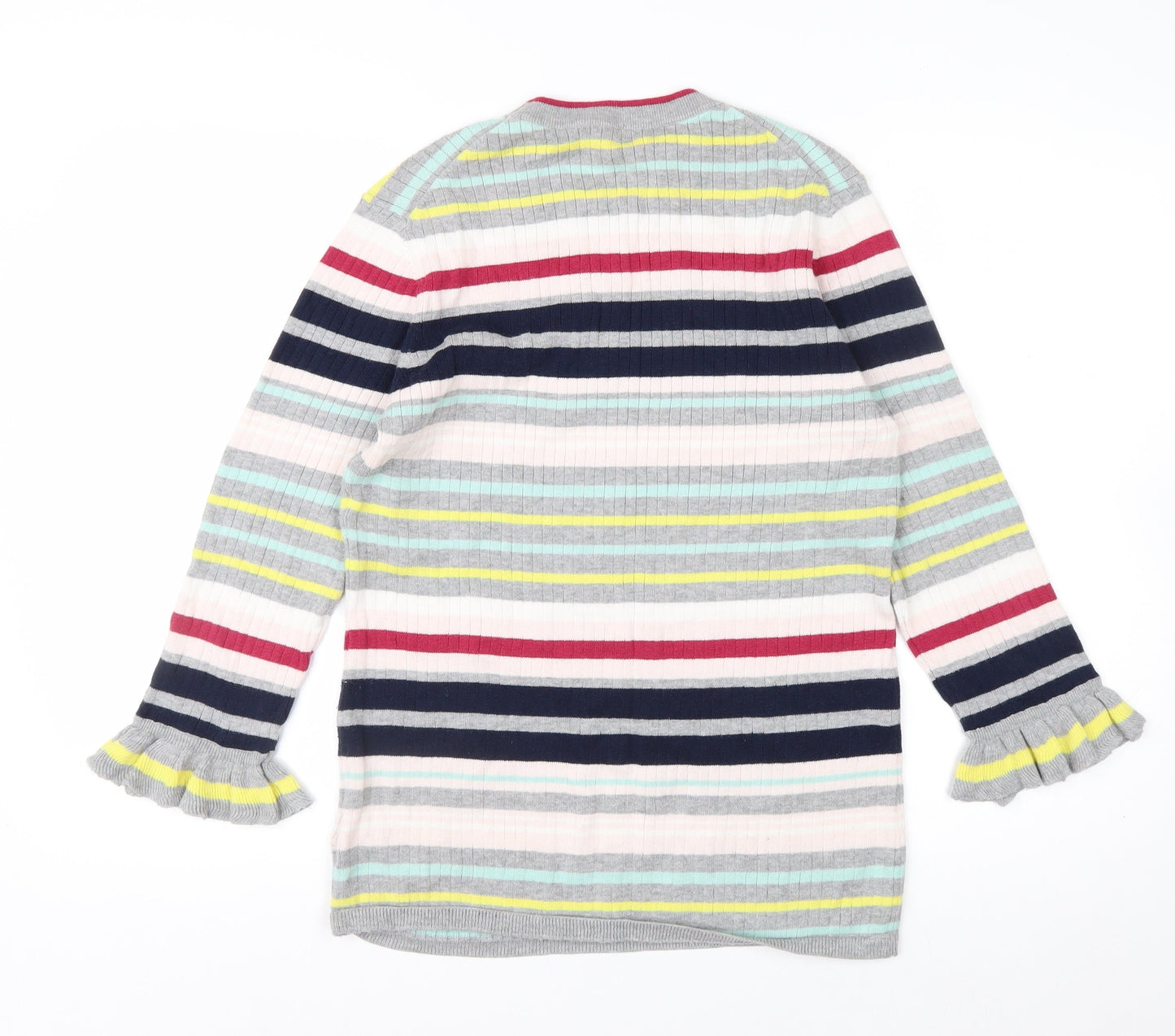 Ted Baker Women's Multicoloured Striped Crew Neck Jumper Size 14