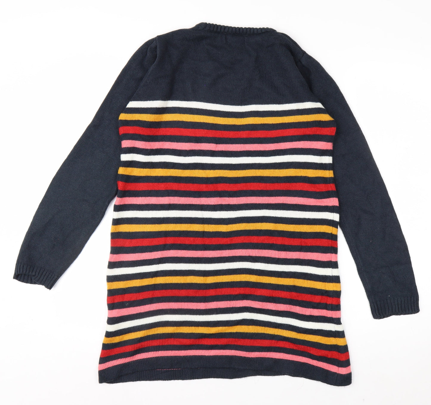 RR Women’s Multicoloured Striped Long Sleeve Pullover Jumper Size 10