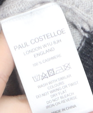 Paul Costelloe Women’s Grey 100% Cashmere Cardigan Size 16