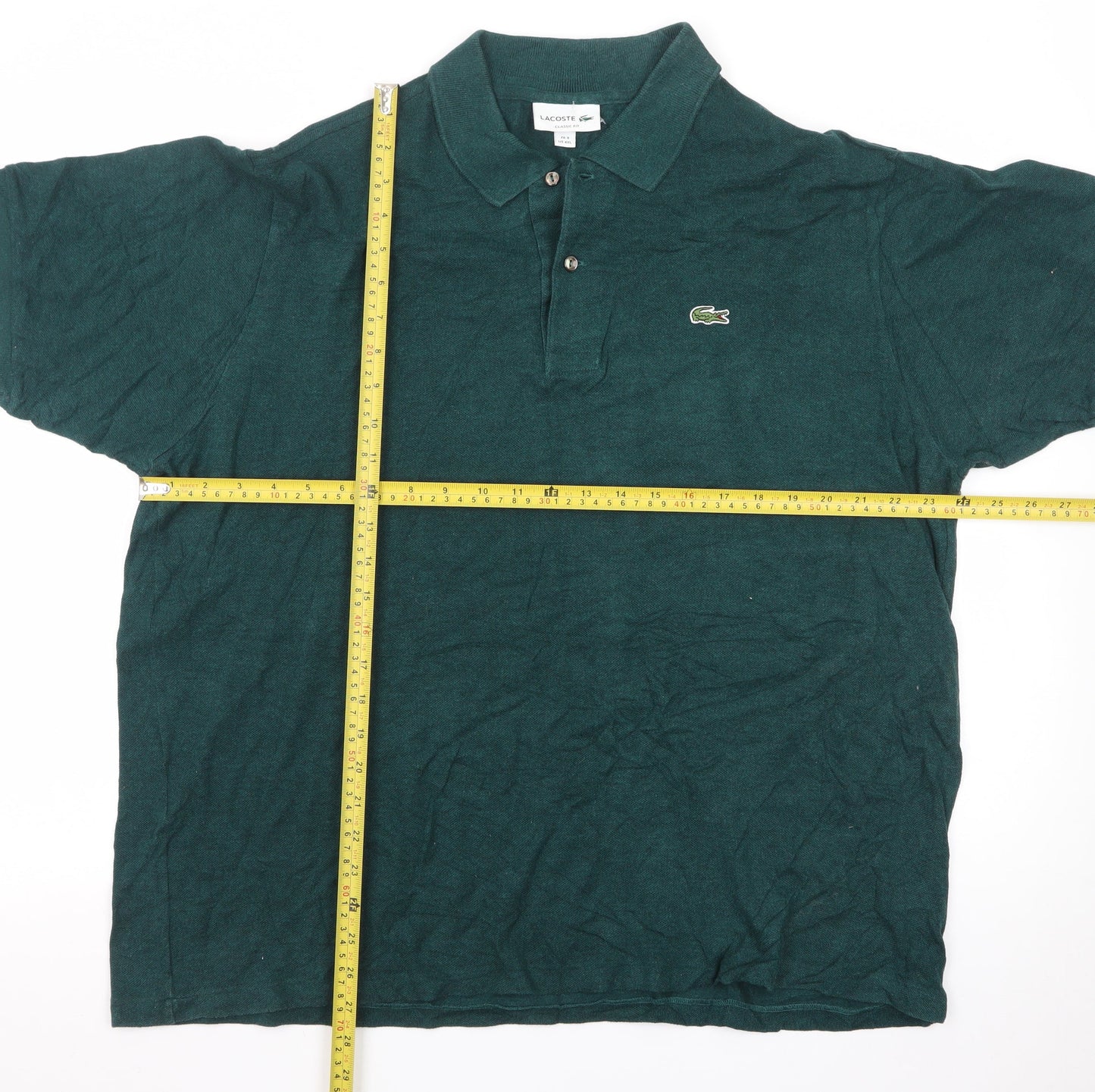 Lacoste Men’s Green Classic Fit 4XL Cotton Polo Shirt