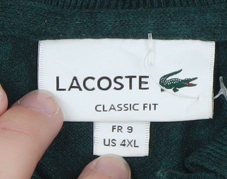 Lacoste Men’s Green Classic Fit 4XL Cotton Polo Shirt
