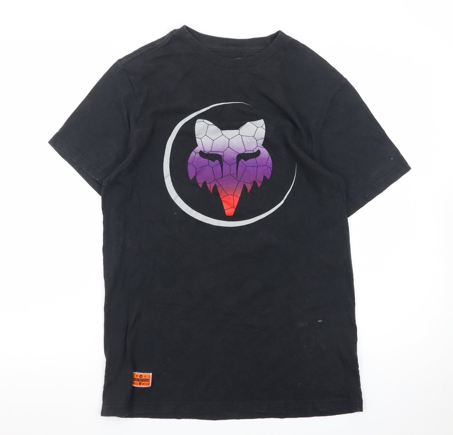 Fox Racing Men's Black Graphic Logo T-Shirt Size S
