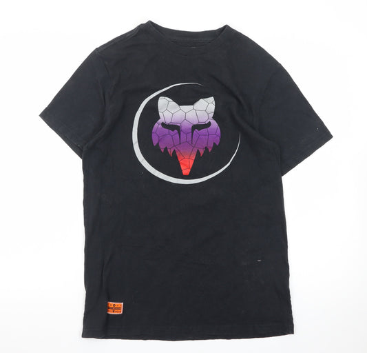 Fox Racing Men's Black Graphic Logo T-Shirt Size S