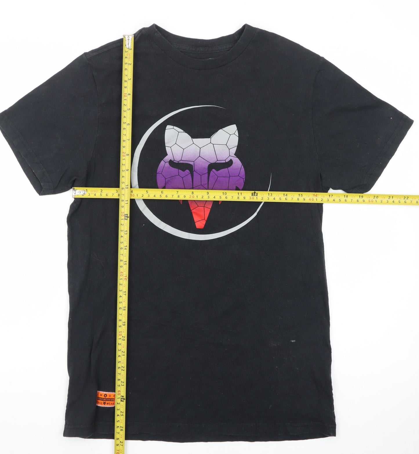 Fox Racing Men's Black Graphic Logo T-Shirt Size S