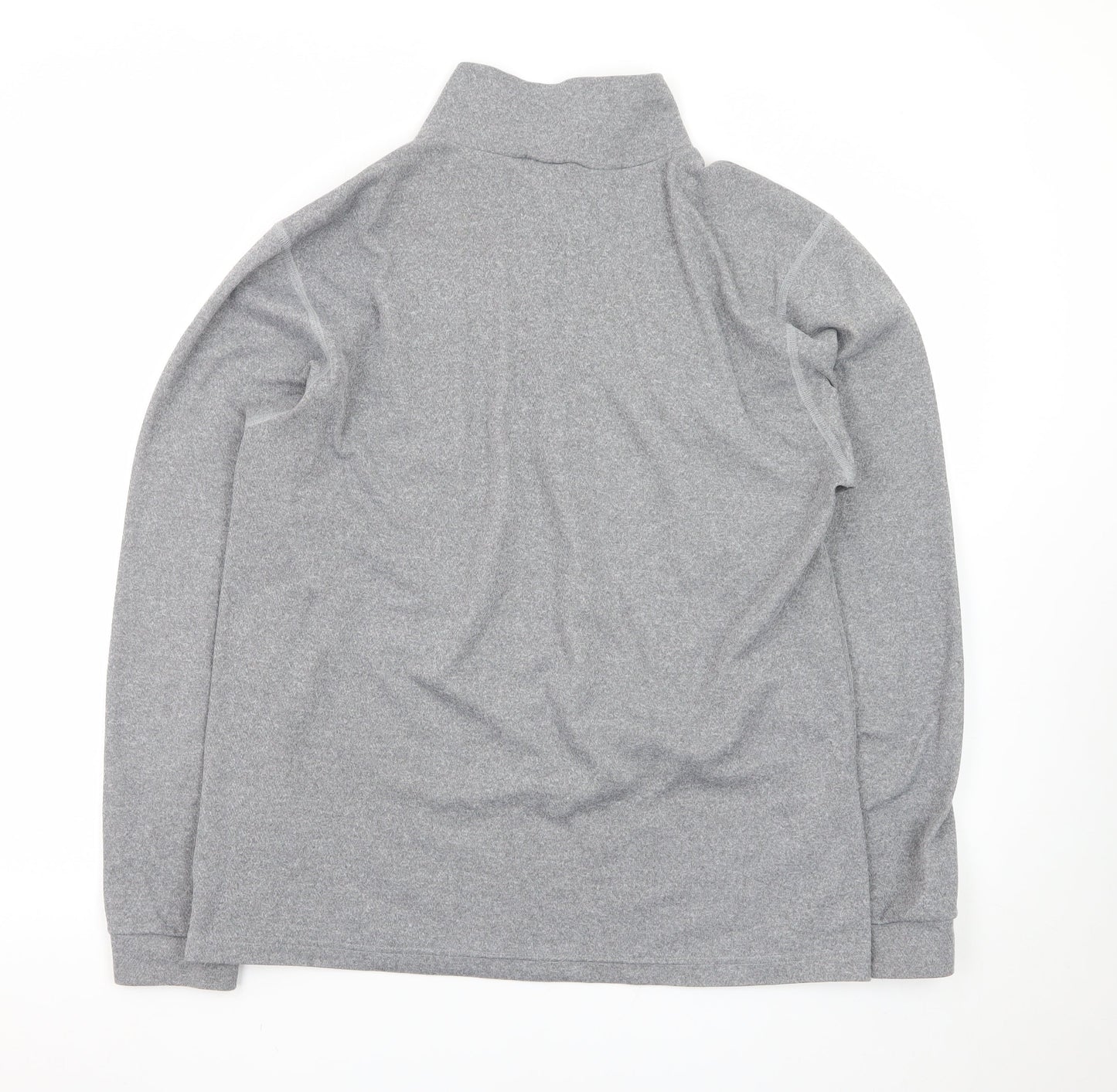 Lowe Alpine Men’s Grey Fleece 1/4 Zip Sweatshirt Top Size L