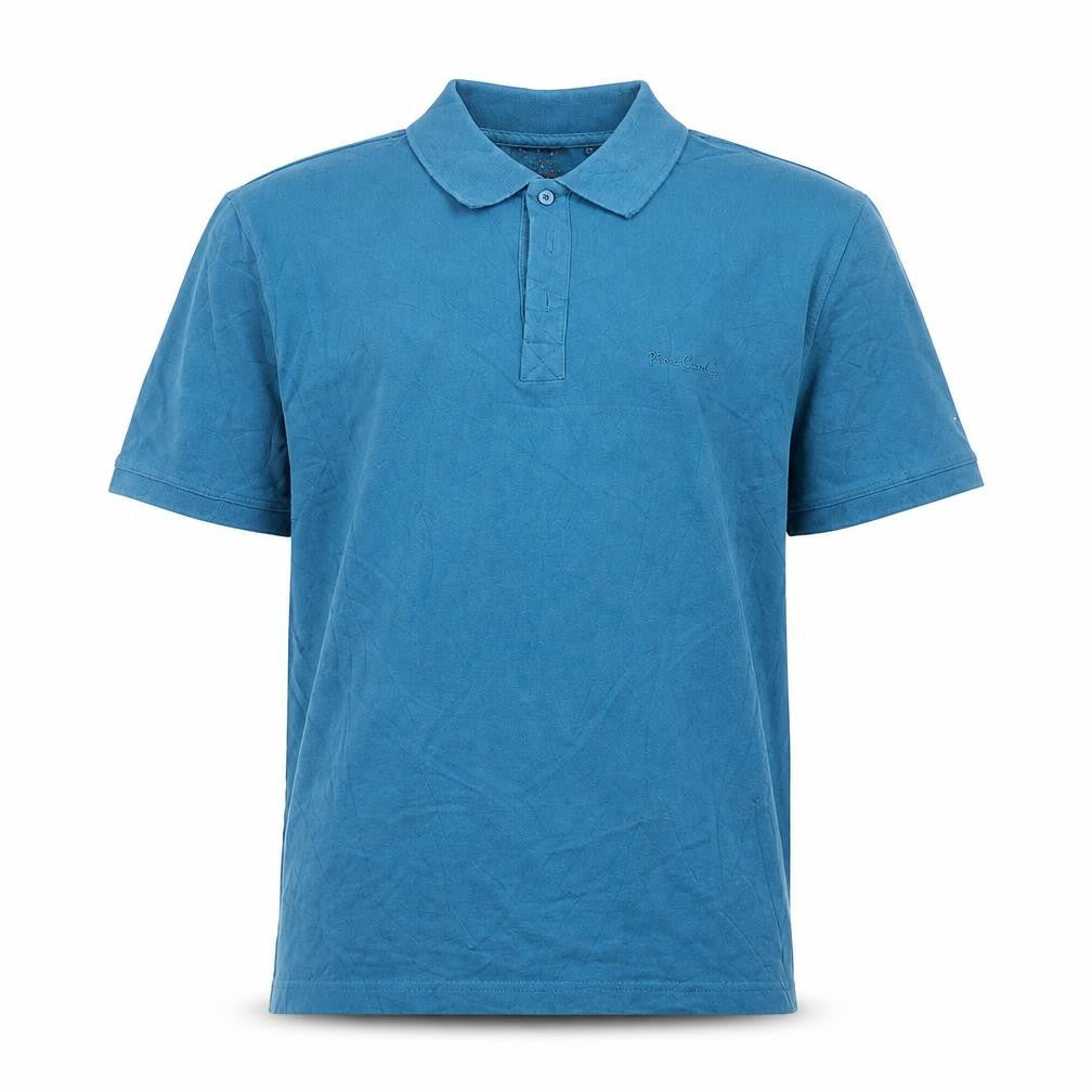 Pierre Cardin Mens Blue Regular Fit Cotton Polo Shirt XL