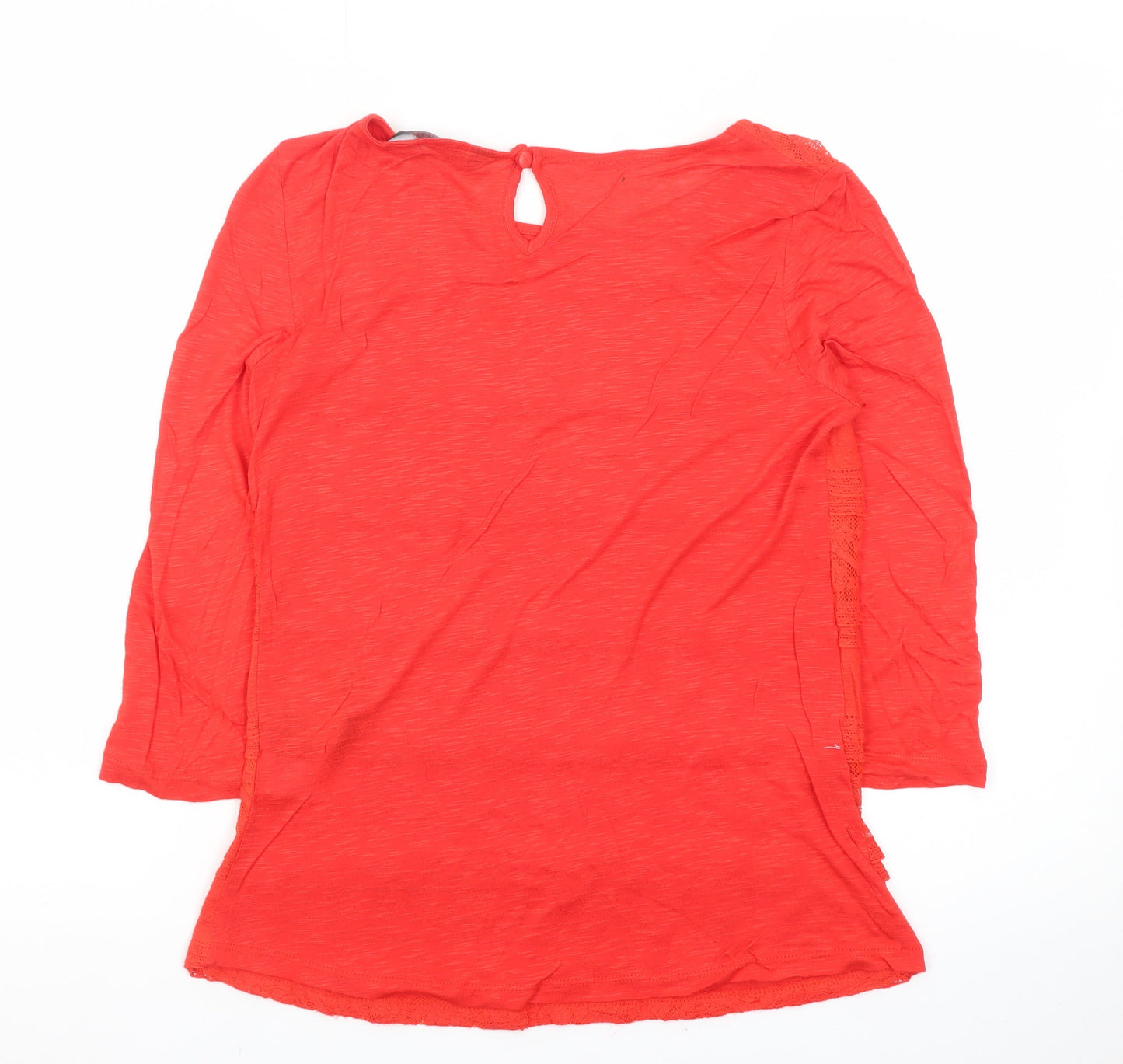 Dorothy Perkins Women's Red Lace Tunic Blouse Size 12