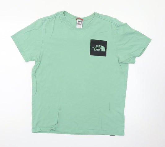 The North Face Men's Green Medium Outdoor Cotton T-Shirt