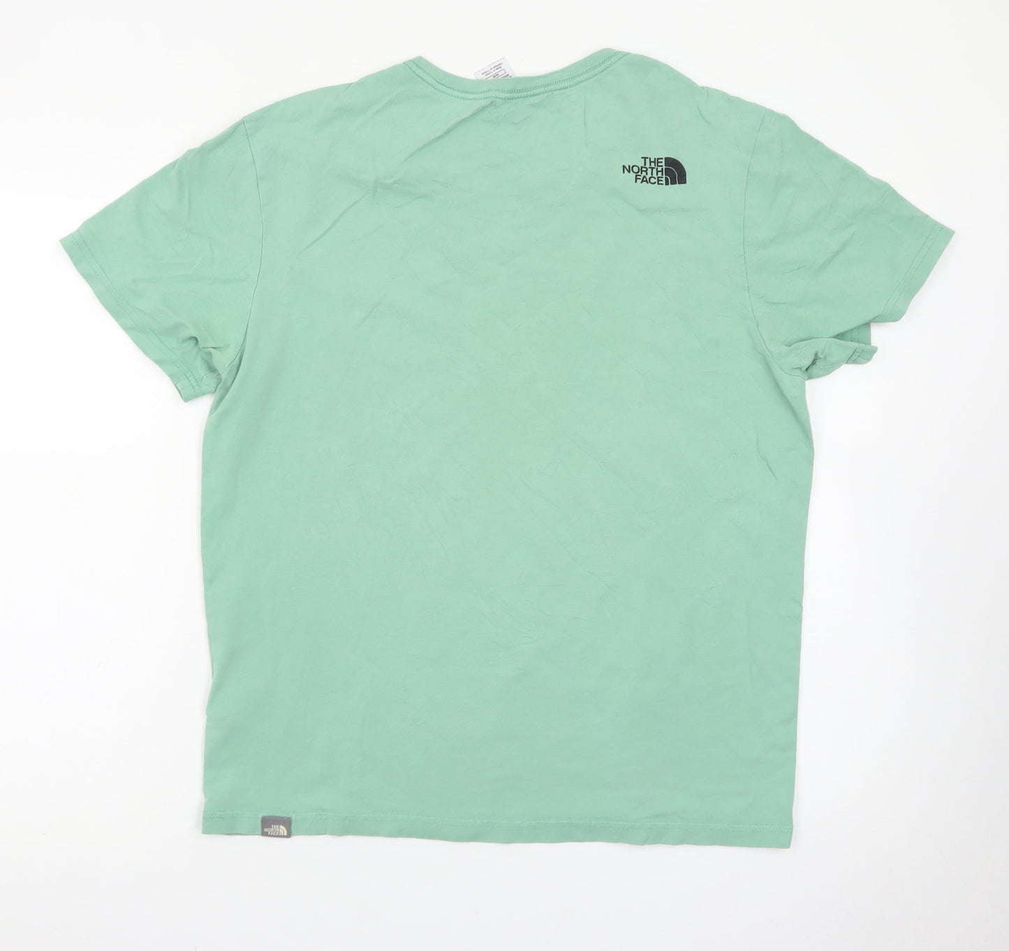 The North Face Men's Green Medium Outdoor Cotton T-Shirt