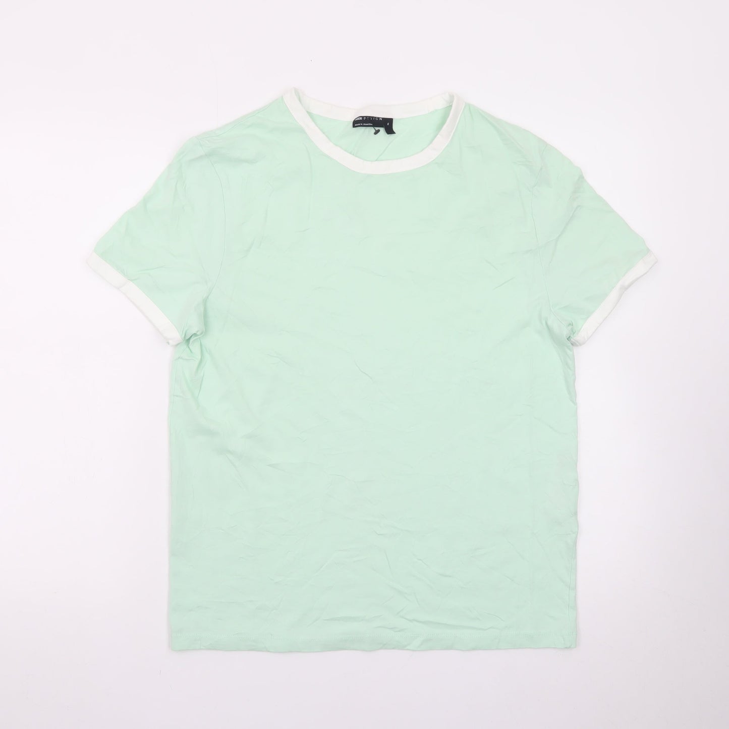 ASOS DESIGN Men's Mint Green Crew Neck Short Sleeve T-Shirt Size M