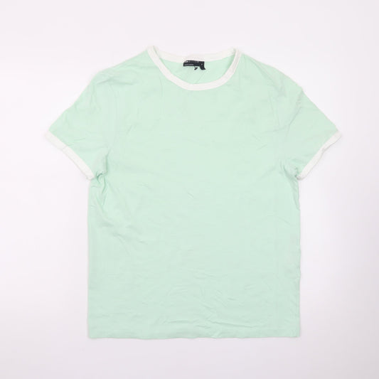 ASOS DESIGN Men's Mint Green Crew Neck Short Sleeve T-Shirt Size M