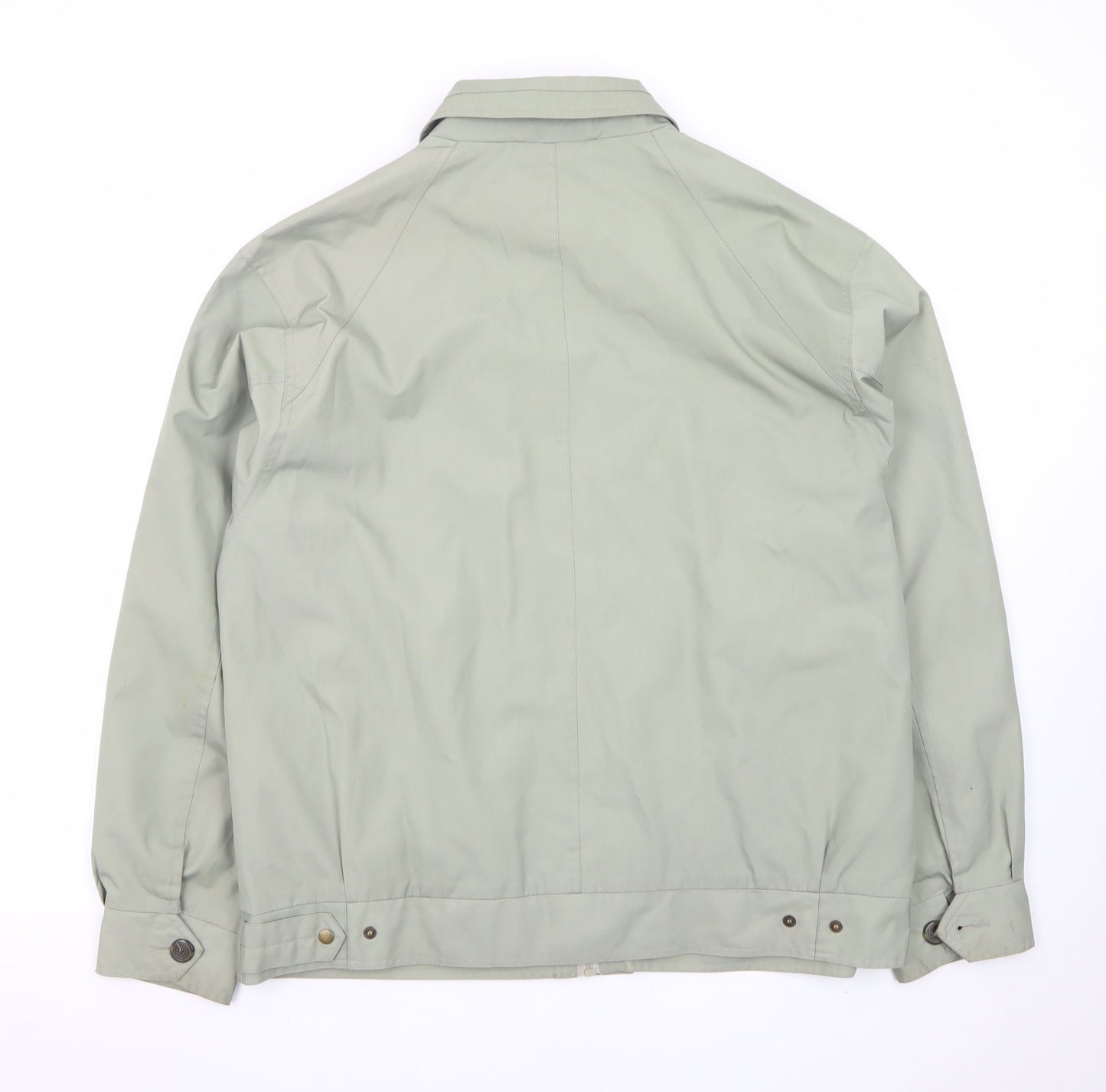 Kings Club Men’s Green L Basic Cotton Blend Casual Jacket