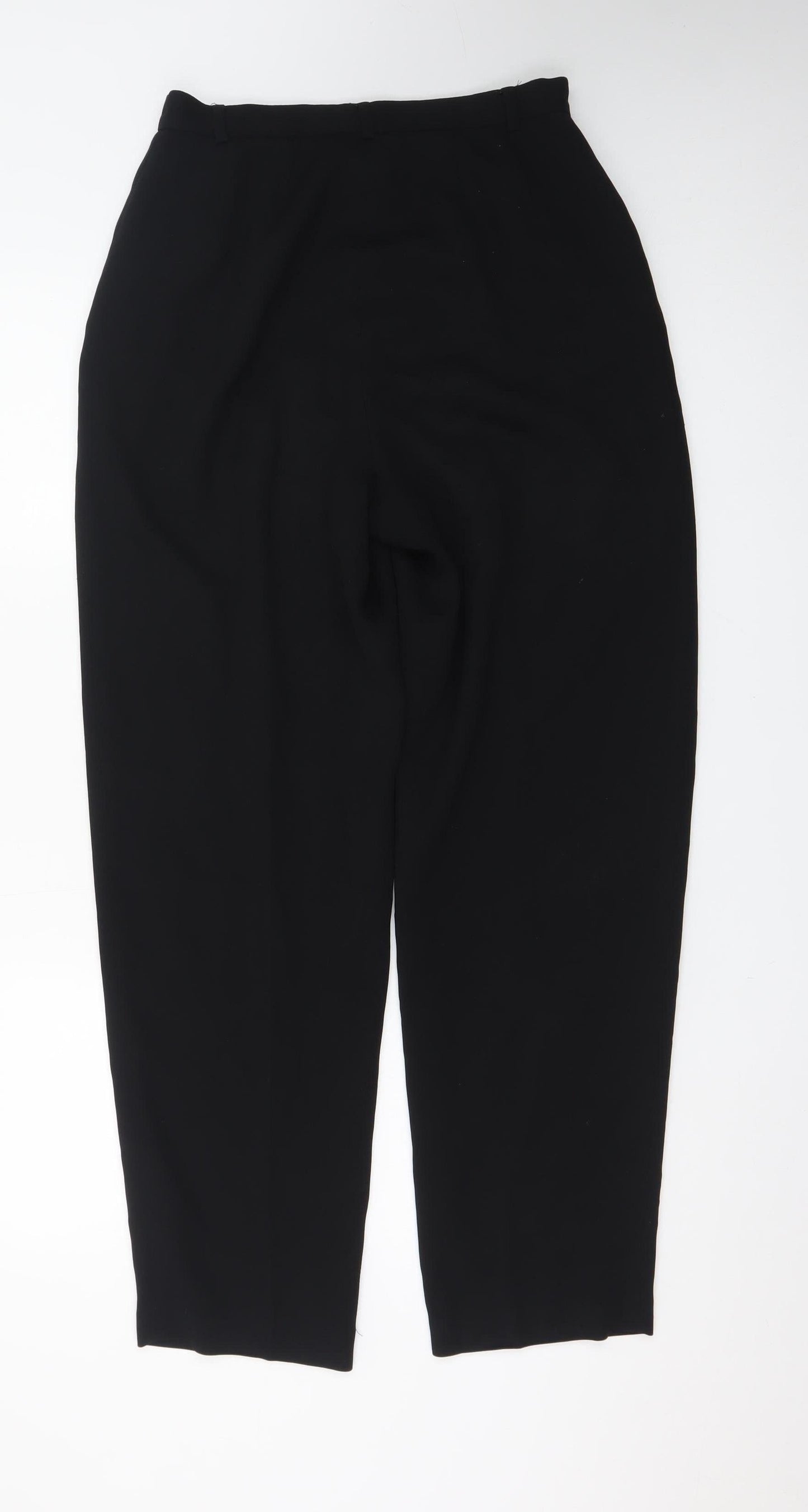 Casual Corner Women's Black Size 8 High Rise Pleated Trousers