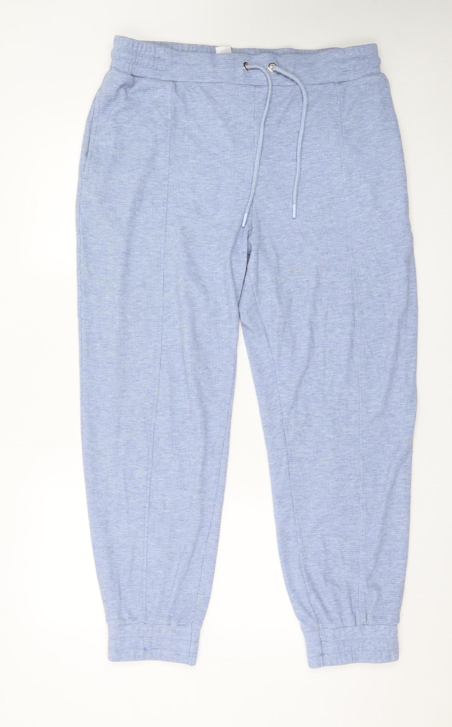 Ted Baker Womens Blue Jogger Trousers Size 16 Stretch Knit