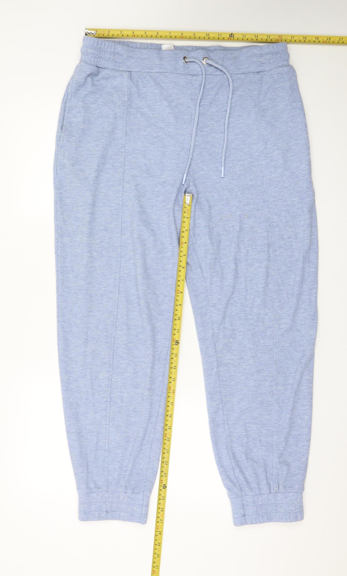 Ted Baker Womens Blue Jogger Trousers Size 16 Stretch Knit
