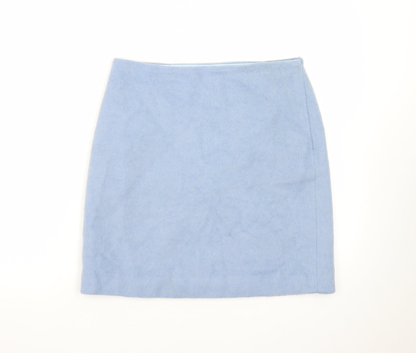 Boden Women's Blue Wool Pencil Skirt Size 10