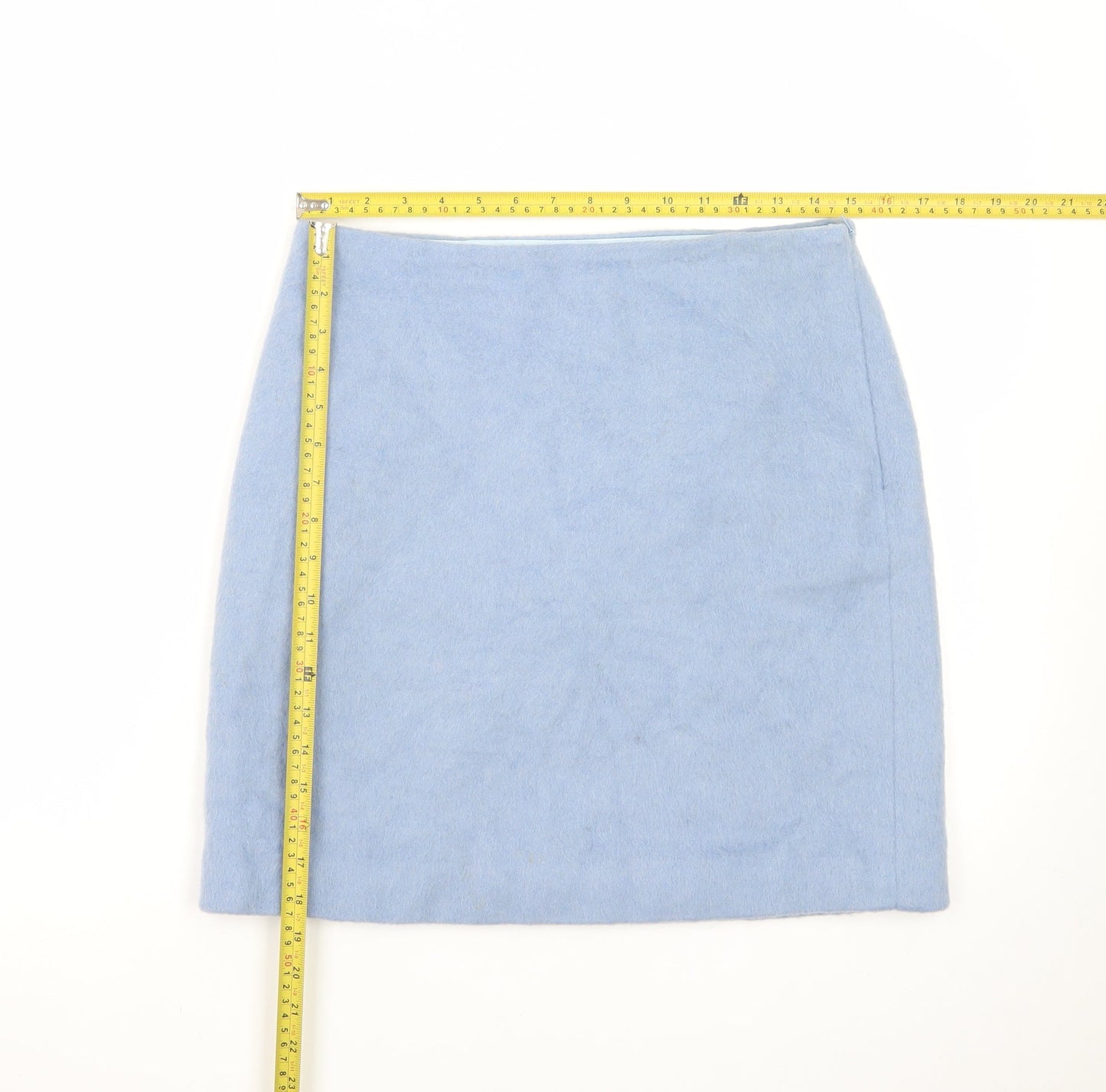 Boden Women's Blue Wool Pencil Skirt Size 10