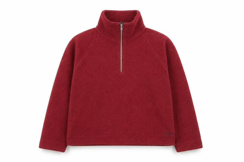 Craghoppers Women Red Fleece 1/2 Zip Pullover Jumper Size 20