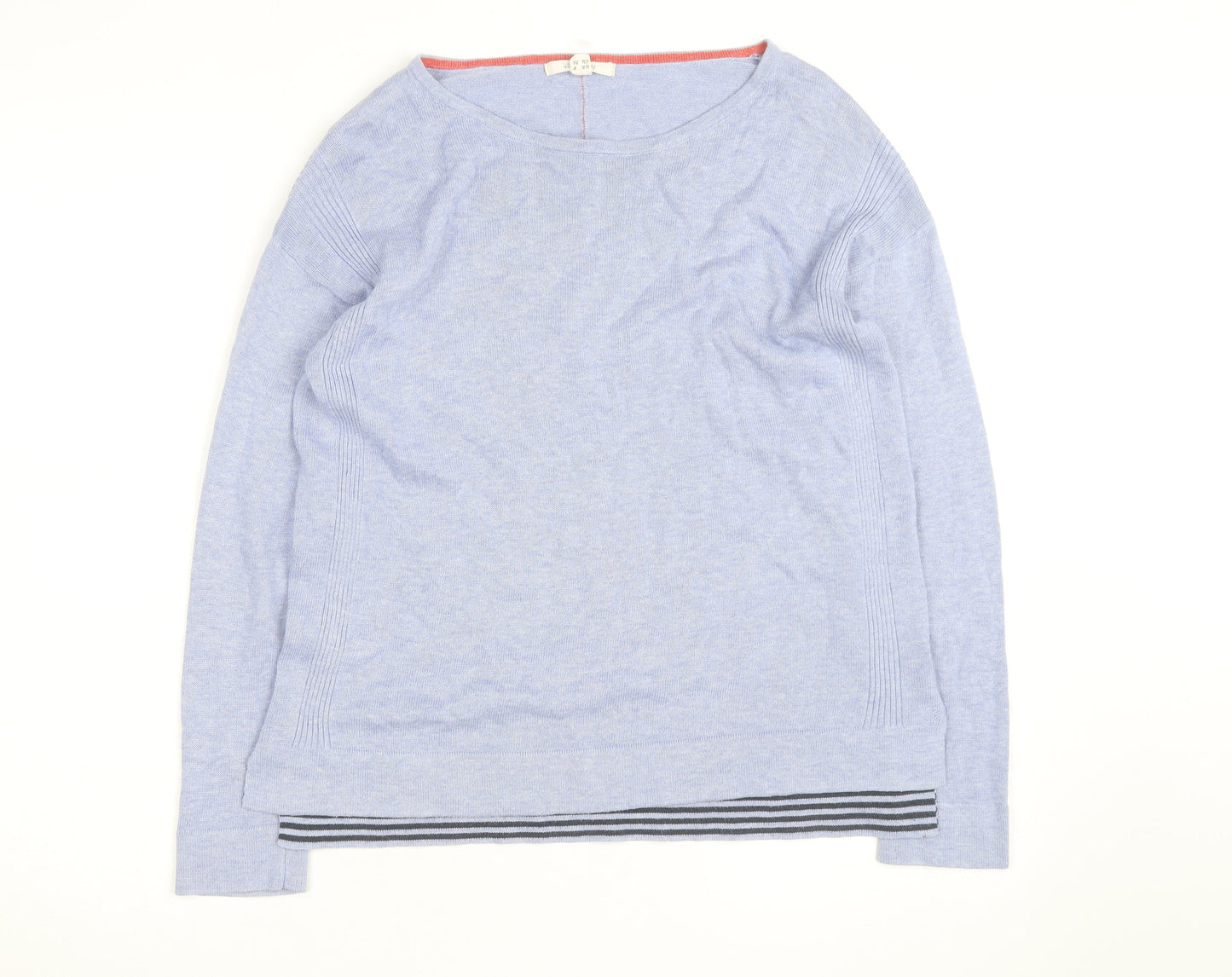 White Stuff Women Blue Size 8 Crew Neck Pullover Jumper