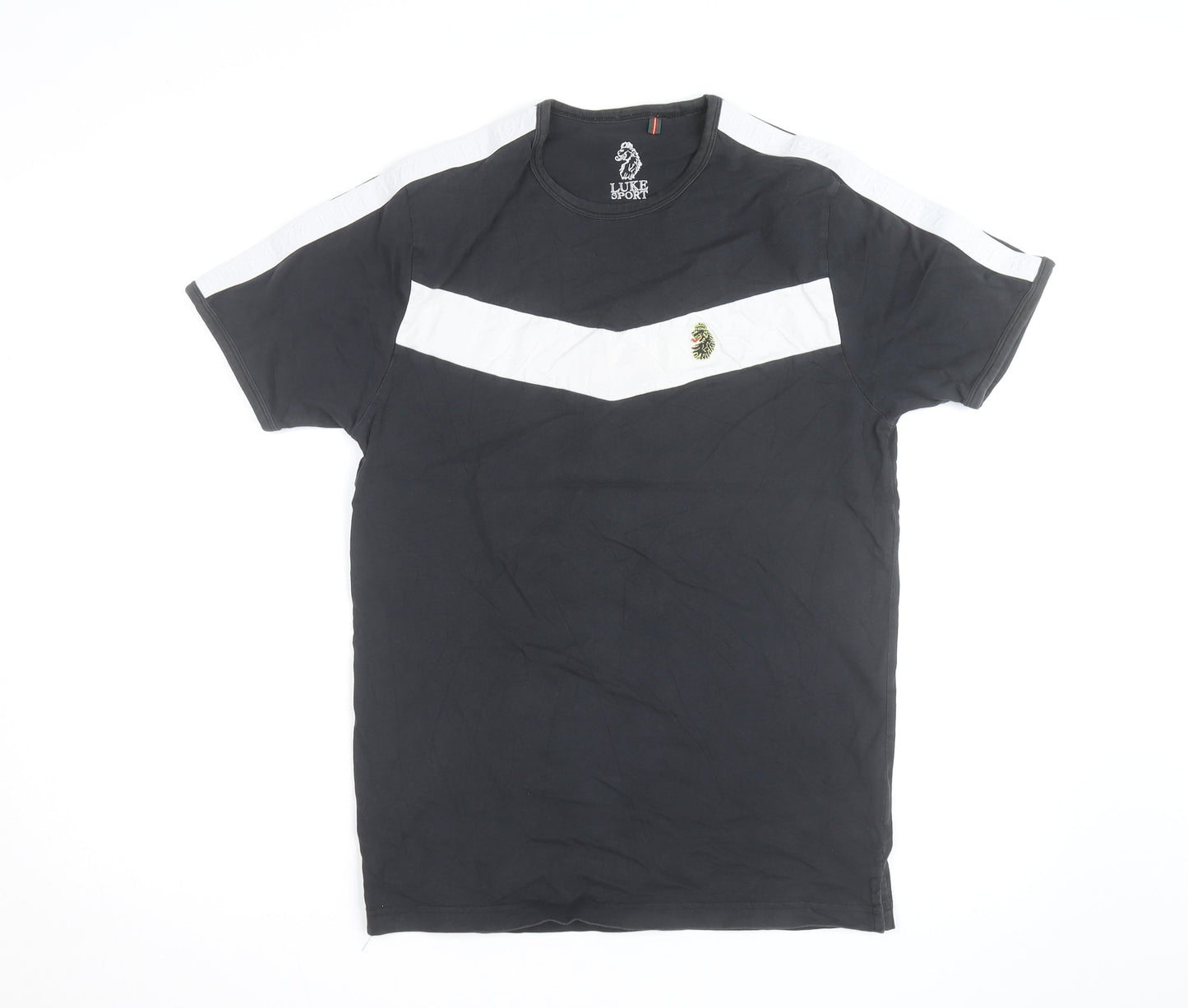 Luke 1977 Sport Men's Black Medium Crew Neck Cotton T-Shirt