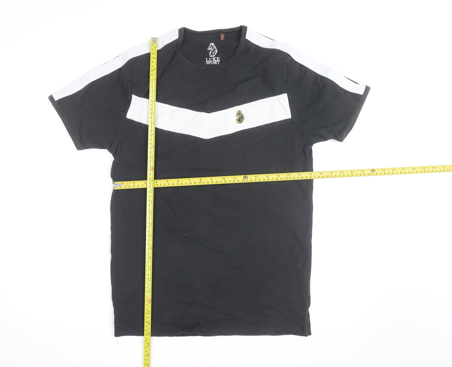Luke 1977 Sport Men's Black Medium Crew Neck Cotton T-Shirt