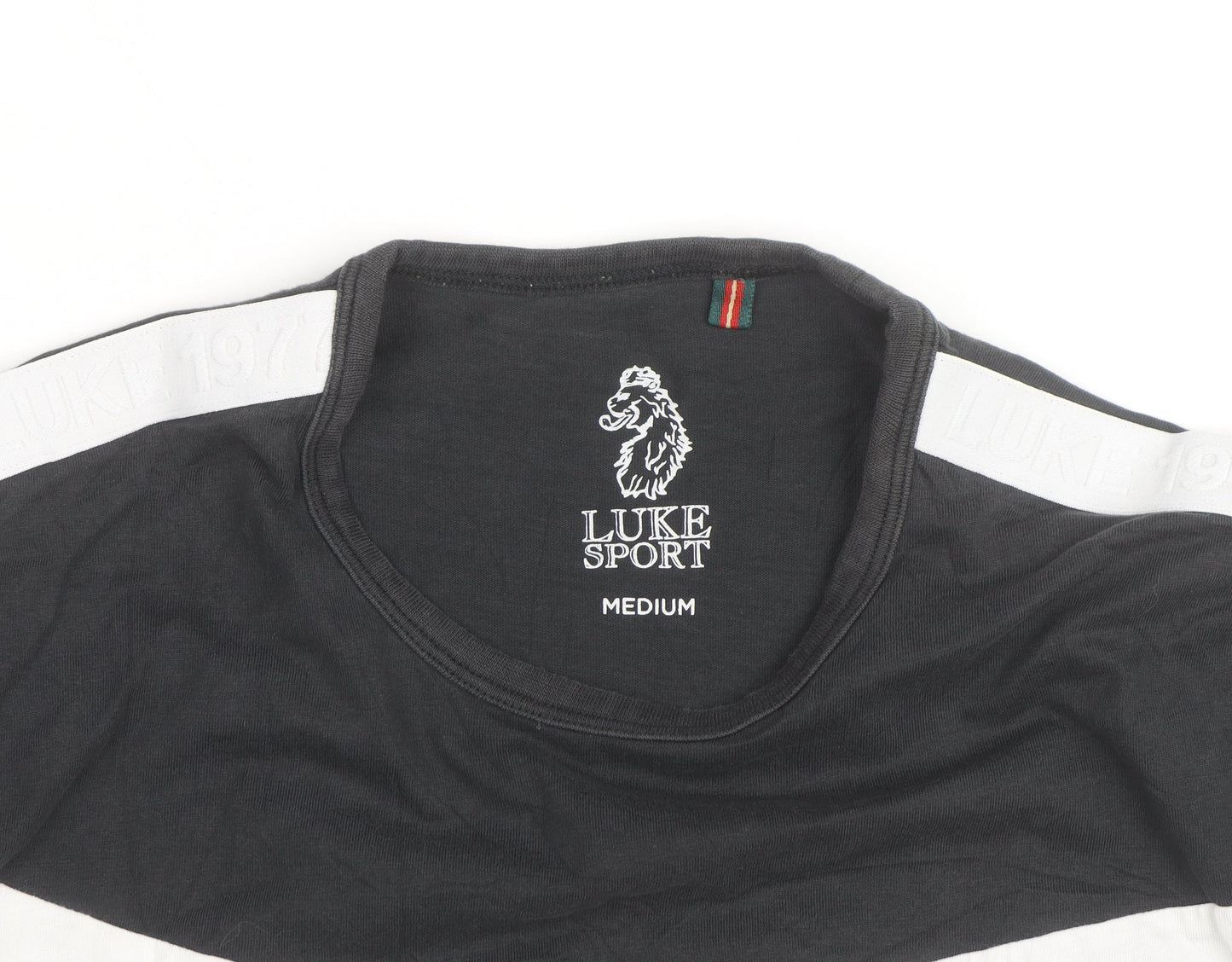 Luke 1977 Sport Men's Black Medium Crew Neck Cotton T-Shirt