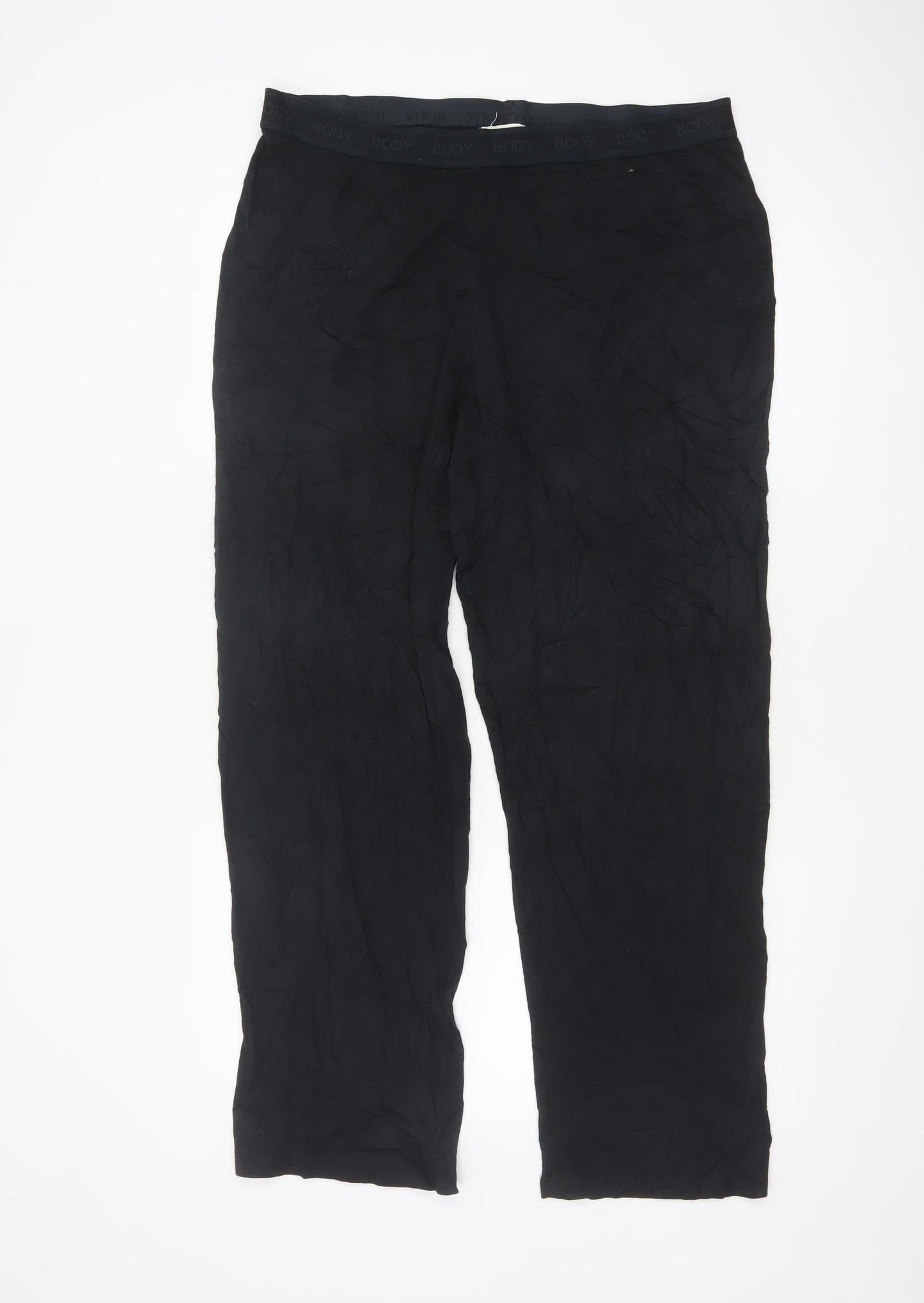 Marks and Spencer Body Men's Black Jersey Cotton Modal Sweatpants Size 18