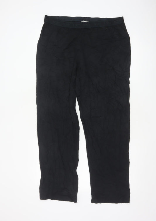 Marks and Spencer Body Men's Black Jersey Cotton Modal Sweatpants Size 18