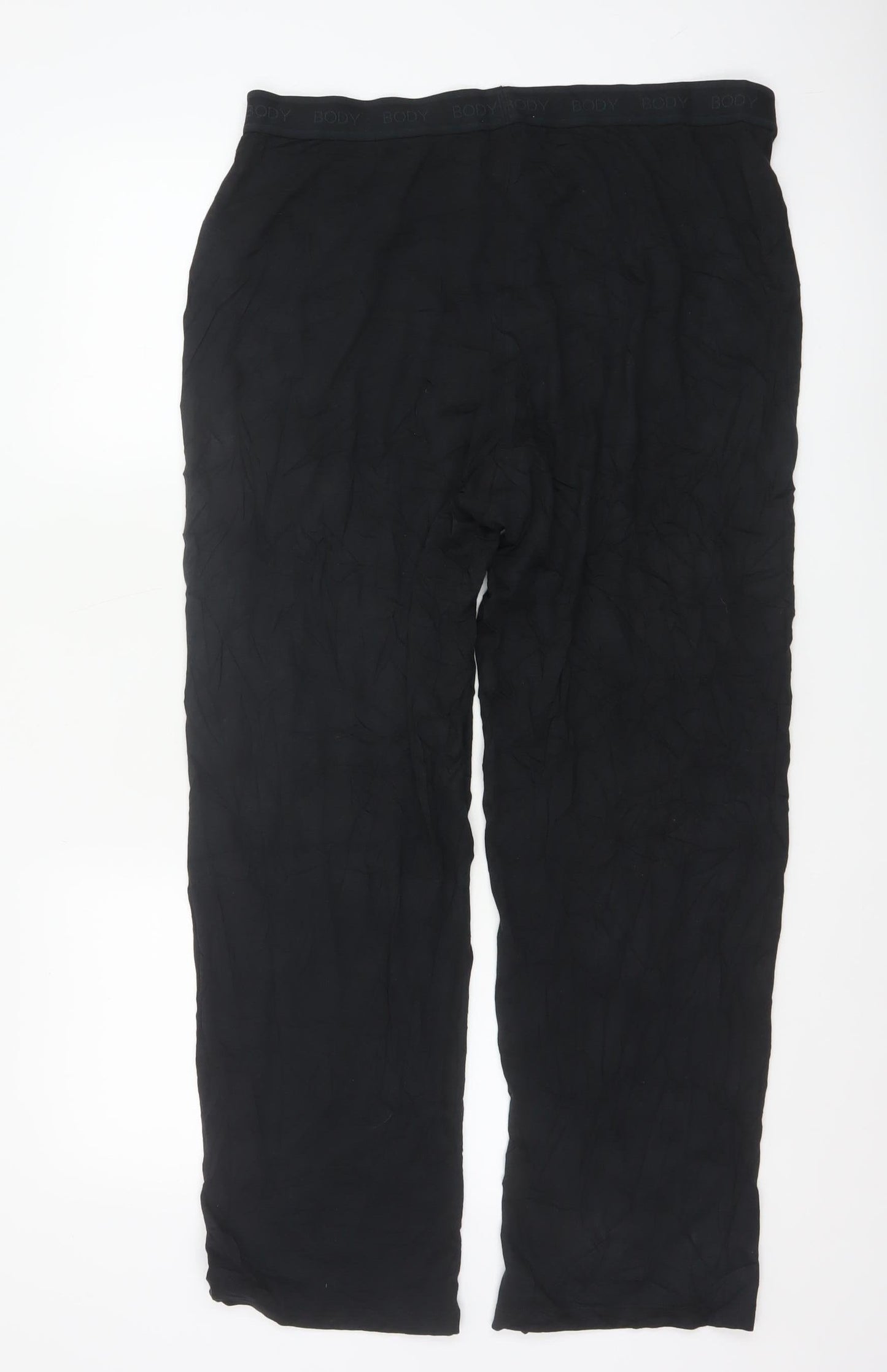 Marks and Spencer Body Men's Black Jersey Cotton Modal Sweatpants Size 18