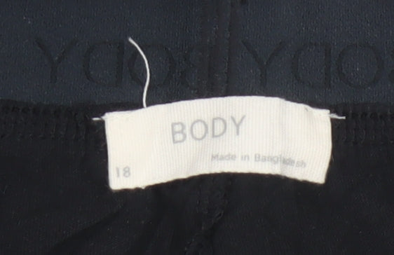 Marks and Spencer Body Men's Black Jersey Cotton Modal Sweatpants Size 18