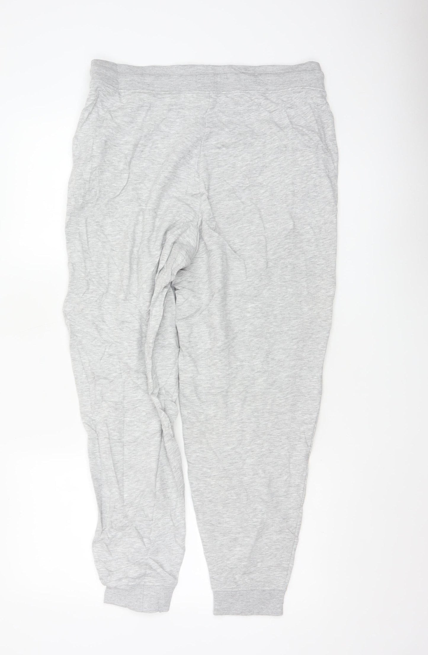 Marks and Spencer Women’s Grey Cotton Blend Jogger Trousers Size 14