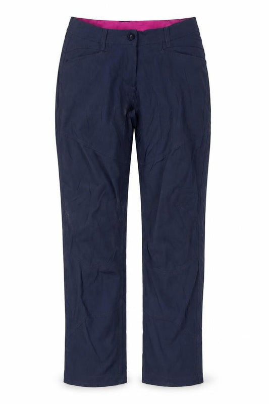 TOG24 Women's Blue Cargo Trousers Size 10 Long Polyamide Stretch