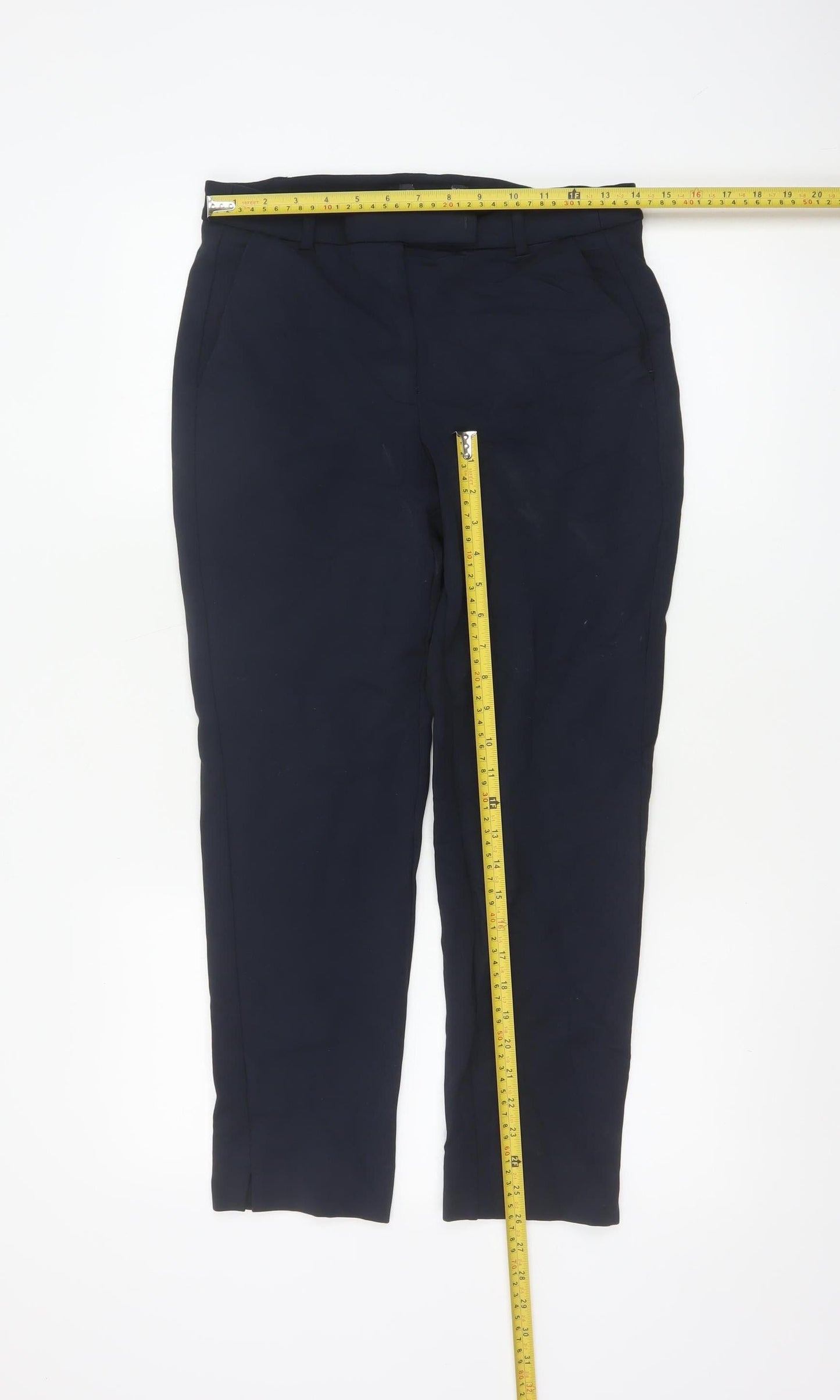 Marks and Spencer Womens Navy Blue Slim Dress Pants Size 12