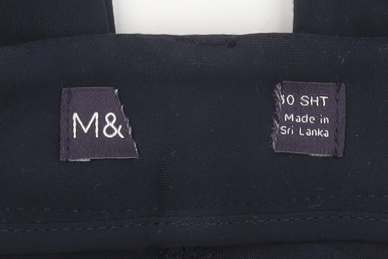 Marks and Spencer Womens Navy Blue Slim Dress Pants Size 12